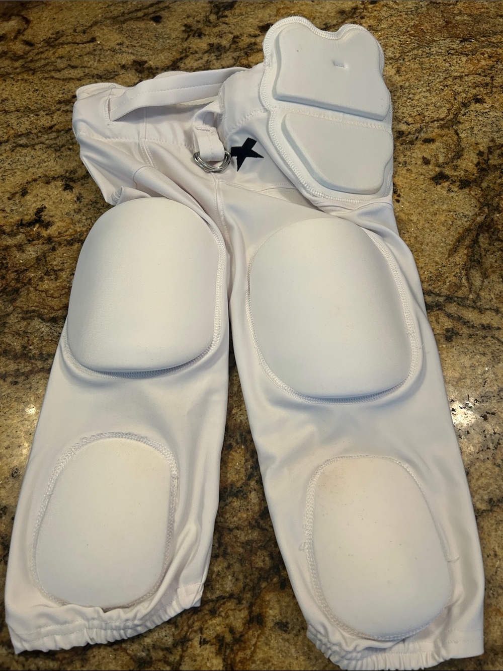 Kids White Football Pants
